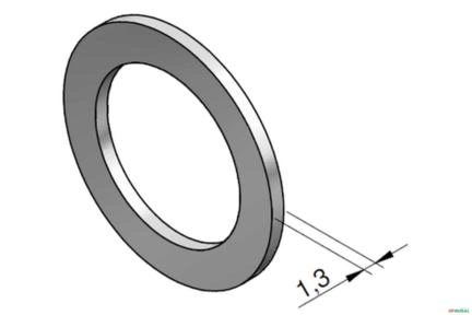 Imagem Arruela de Ved. da Valv. de Alivio Primaria / Tampa Travamento - Fiat DA100 (AD7B - 24mm) Imagem Arruela de Ved. da Valv. de Alivio Primaria / Tampa Travamento - Fiat DA100 (AD7B - 24mm)