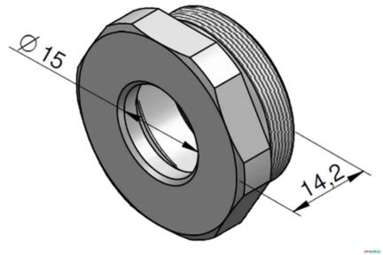 Tampa da Valv. de Alivio Secundaria E Anti-Cavitação - Fiat DA100 (AD7B - 24mm) Imagem Tampa da Valv. de Alivio Secundaria E Anti-Cavitação - Fiat DA100 (AD7B - 24mm)