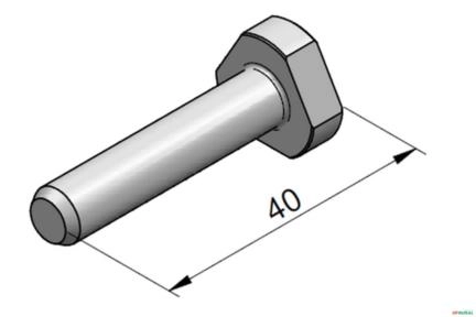 Guia da Mola da Valvula de Alivio Secundaria Direta - Fiat DA100 (AD7B - 24mm) Imagem Guia da Mola da Valvula de Alivio Secundaria Direta - Fiat DA100 (AD7B - 24mm)