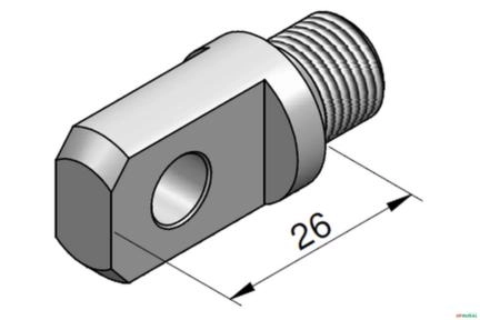 Puxador Macho - Rexroth SM15 Imagem Puxador Macho - Rexroth SM15