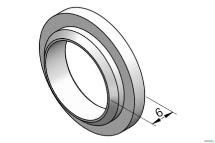 Raspador da Haste - Rexroth SM15 Imagem Raspador da Haste - Rexroth SM15