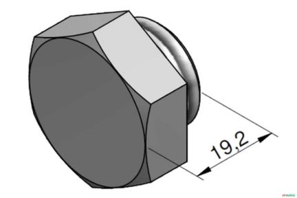 Tampa da Valvula de Retenção de Carga (Conica) - Rexroth SM15 Imagem Tampa da Valvula de Retenção de Carga (Conica) - Rexroth SM15