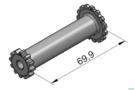 Arvore de Ligação do Rotor 220/60 Cm³/R (69,9mm) - Rexroth LAGZ Imagem Arvore de Ligação do Rotor 220/60 Cm³/R (69,9mm) - Rexroth LAGZ