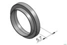 Raspador da Haste (Uso Com Anel) - Husco 4456-27 / 3300 / 6000 / 6600 / 6650 / 6660 Imagem Raspador da Haste (Uso Com Anel) - Husco 4456-27 / 3300 / 6000 / 6600 / 6650 / 6660