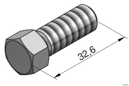 Parafuso de Regulagem da Valvula de Alivio (5060 N) - Husco 5000 Imagem Parafuso de Regulagem da Valvula de Alivio (5060 N) - Husco 5000