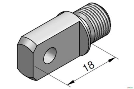 Puxador Macho - Husco 5000 Imagem Puxador Macho - Husco 5000