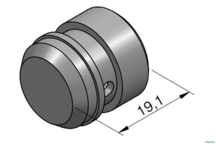 Pistão da Valvula de Retenção de Carga - Husco 6000 Imagem Pistão da Valvula de Retenção de Carga - Husco 6000