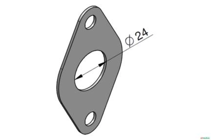 Chapa de Encosto do Anel - Commercial A35 Imagem Chapa de Encosto do Anel - Commercial A35