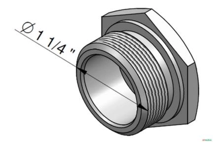 Imagem Tampa da Valvula de Retenção - Commercial A35 Imagem Tampa da Valvula de Retenção - Commercial A35