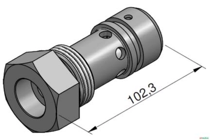 Corpo da Valvula de Alivio Primaria - Commercial D85 Imagem Corpo da Valvula de Alivio Primaria - Commercial D85