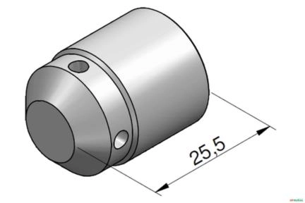 Pistão da Valvula de Retenção de Carga - Hydreco V36 / V46 Imagem Pistão da Valvula de Retenção de Carga - Hydreco V36 / V46
