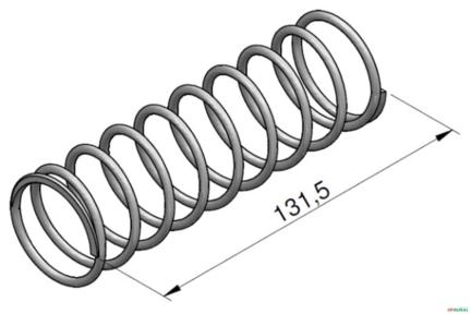 Mola de Centragem da Elev. / Incl. (Det. Magnetico) - Hydreco V36 / V46 Imagem Mola de Centragem da Elev. / Incl. (Det. Magnetico) - Hydreco V36 / V46