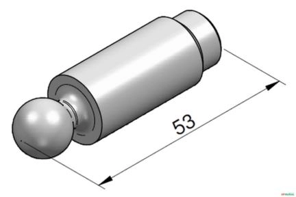Pino do Detente Mecanico da Inclinação - Hydreco V37 / V46 Imagem Pino do Detente Mecanico da Inclinação - Hydreco V37 / V46