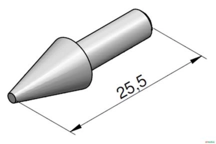 Agulha Piloto da Valvula de Alivio Primaria - Hydreco V36 / V37 / V38 / V46 Imagem Agulha Piloto da Valvula de Alivio Primaria - Hydreco V36 / V37 / V38 / V46