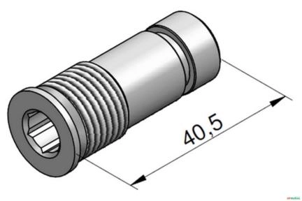 Tampão Para Valvula de Alivio Secundaria - Hydreco V46 Imagem Tampão Para Valvula de Alivio Secundaria - Hydreco V46