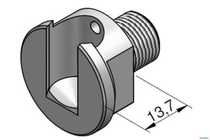 Suporte do Pino do Detente Mecanico da Elevação - Hydreco V46 Imagem Suporte do Pino do Detente Mecanico da Elevação - Hydreco V46