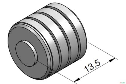 Embolo da Valvula Regeneradora - Hydreco V46 Imagem Embolo da Valvula Regeneradora - Hydreco V46