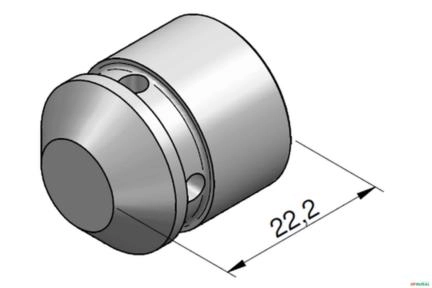 Pistão da Valvula de Restrição - Hydreco V46 Imagem Pistão da Valvula de Restrição - Hydreco V46