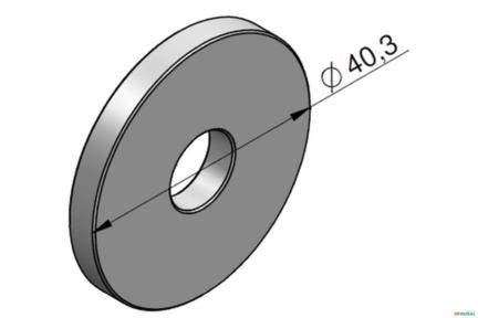 Arruela Lisa do Detente Magnetico - Hydreco V46 Imagem Arruela Lisa do Detente Magnetico - Hydreco V46