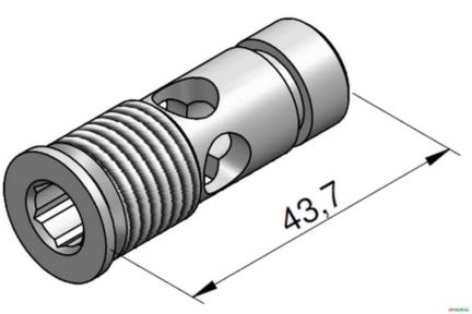Assento da Valvula de Alivio Secundaria - Hydreco V46 Imagem Assento da Valvula de Alivio Secundaria - Hydreco V46
