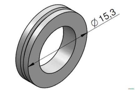 Sede da Valvula de Retenção de Carga - Vickers CM11 Imagem Sede da Valvula de Retenção de Carga - Vickers CM11