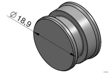 Imagem Tampa da Valvula de Retenção de Carga - Vickers CM2 Imagem Tampa da Valvula de Retenção de Carga - Vickers CM2