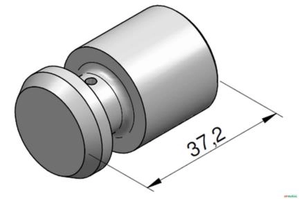 Pistão da Valvula de Retenção de Carga - Vickers CM3 Imagem Pistão da Valvula de Retenção de Carga - Vickers CM3