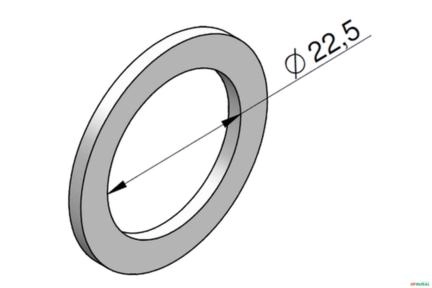 Arruela de Encosto do Anel - Hydraquip MVT-025 / MVP-20 / V33 Imagem Arruela de Encosto do Anel - Hydraquip MVT-025 / MVP-20 / V33