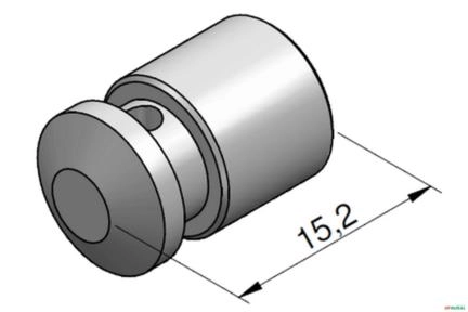 Pistão da Valvula Regeneradora - Hydraquip MVT-025 Imagem Pistão da Valvula Regeneradora - Hydraquip MVT-025