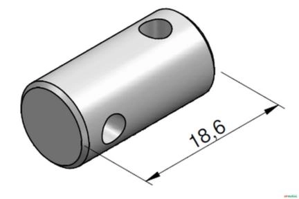 Pino Articulador do Detente Mecanico - Hydraquip MVT-025 Imagem Pino Articulador do Detente Mecanico - Hydraquip MVT-025