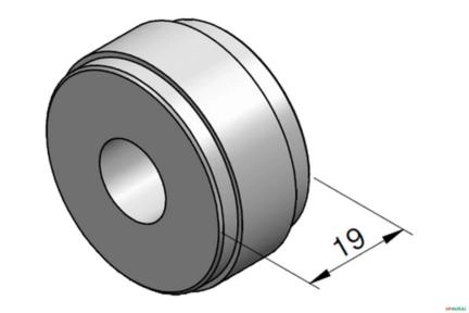 Espaçador - Bobina Falsa - Hydraquip MVT-025 Imagem Espaçador - Bobina Falsa - Hydraquip MVT-025