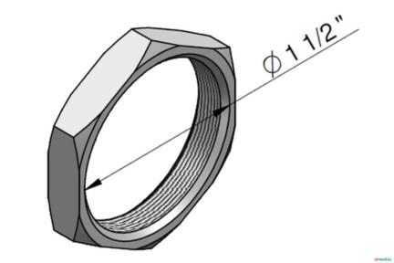 Contra Porca da Valvula de Alivio - Nicola "Comando" Imagem Contra Porca da Valvula de Alivio - Nicola "Comando"