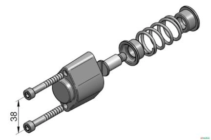 Conjunto de Centragem Por Mola (A) - Marrucci (HBM) CMM60 Imagem Conjunto de Centragem Por Mola (A) - Marrucci (HBM) CMM60