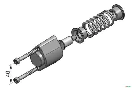 Conjunto de Centragem Por Mola (A) - Marrucci (HBM) CSM100 Imagem Conjunto de Centragem Por Mola (A) - Marrucci (HBM) CSM100