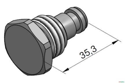 Tampão Para Solenoide - Nishina 67610 / 67620 / 67630 Imagem Tampão Para Solenoide - Nishina 67610 / 67620 / 67630