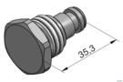 Tampão Para Solenoide - Nishina 67610 / 67620 / 67630 Imagem Tampão Para Solenoide - Nishina 67610 / 67620 / 67630