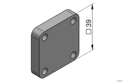 Flange Para Bobinas - Nishina 67610 / 67620 / 67630 Imagem Flange Para Bobinas - Nishina 67610 / 67620 / 67630