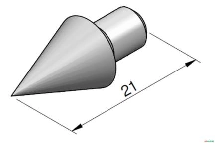 Agulha Piloto da Valvula de Alivio Primaria - Rexroth (S90) Imagem Agulha Piloto da Valvula de Alivio Primaria - Rexroth (S90)