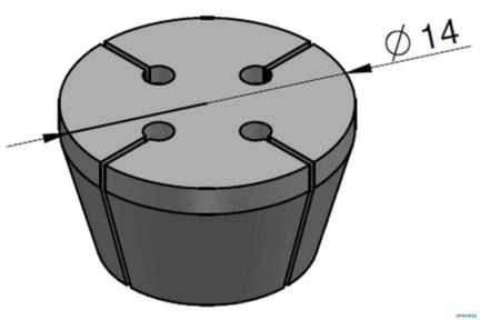 Vedador da Saida do Fio da Bobina - Parker VDSP22 / VS32 Imagem Vedador da Saida do Fio da Bobina - Parker VDSP22 / VS32