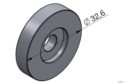 Arruela Lisa do Detente Magnetico - Parker VDSP22 / VS32 Imagem Arruela Lisa do Detente Magnetico - Parker VDSP22 / VS32