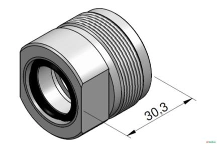Porca de Vedação da Elevação - Parker VDSP22 / VS32 Imagem Porca de Vedação da Elevação - Parker VDSP22 / VS32
