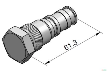 Tampão Para Valvula de Alivio Secundaria - Parker VDSP22 Imagem Tampão Para Valvula de Alivio Secundaria - Parker VDSP22