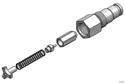 Imagem Cartucho Valvula de Retenção Pilotada - Parker VS32 Imagem Cartucho Valvula de Retenção Pilotada - Parker VS32
