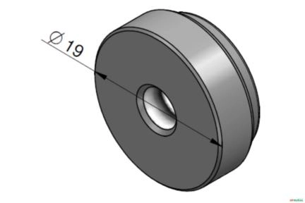 Tampa da Valvula Compensadora de Pressão - Sauer Danfoss - PVG32 Imagem Tampa da Valvula Compensadora de Pressão - Sauer Danfoss - PVG32