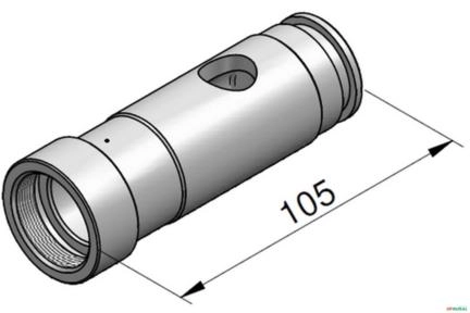 Corpo da Valvula de Alivio Primaria - Rexroth (S90) Imagem Corpo da Valvula de Alivio Primaria - Rexroth (S90)