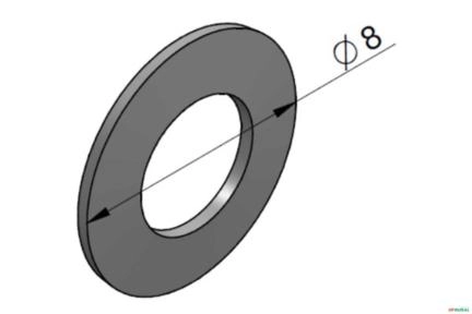 Mola da Valvula de Alivio Secundaria E Anti-Cavitação (Mola Prato) - Fiat DA100 (AD7B - 24mm) Imagem Mola da Valvula de Alivio Secundaria E Anti-Cavitação (Mola Prato) - Fiat DA100 (AD7B - 24mm)