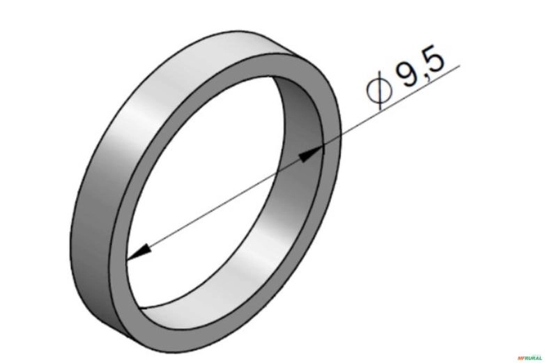Anel de Teflon da Valvula de Alivio Pilotada (ø 11,0) - Racine ML25 Imagem Anel de Teflon da Valvula de Alivio Pilotada (ø 11,0) - Racine ML25