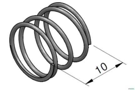 Mola da Valvula de Retenção de Carga - Marrucci (HBM) CMM60 Imagem Mola da Valvula de Retenção de Carga - Marrucci (HBM) CMM60
