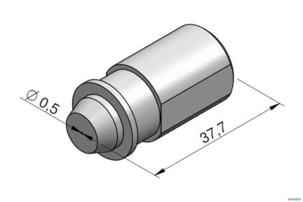 Hidrocone da Valvula de Alivio Pilotada (ø11,0 - Dupla Regulagem) - Racine ML25 Imagem Hidrocone da Valvula de Alivio Pilotada (ø11,0 - Dupla Regulagem) - Racine ML25