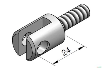 Puxador Femea (Duplo Acionamento) - Marrucci (HBM) CSM100 Imagem Puxador Femea (Duplo Acionamento) - Marrucci (HBM) CSM100